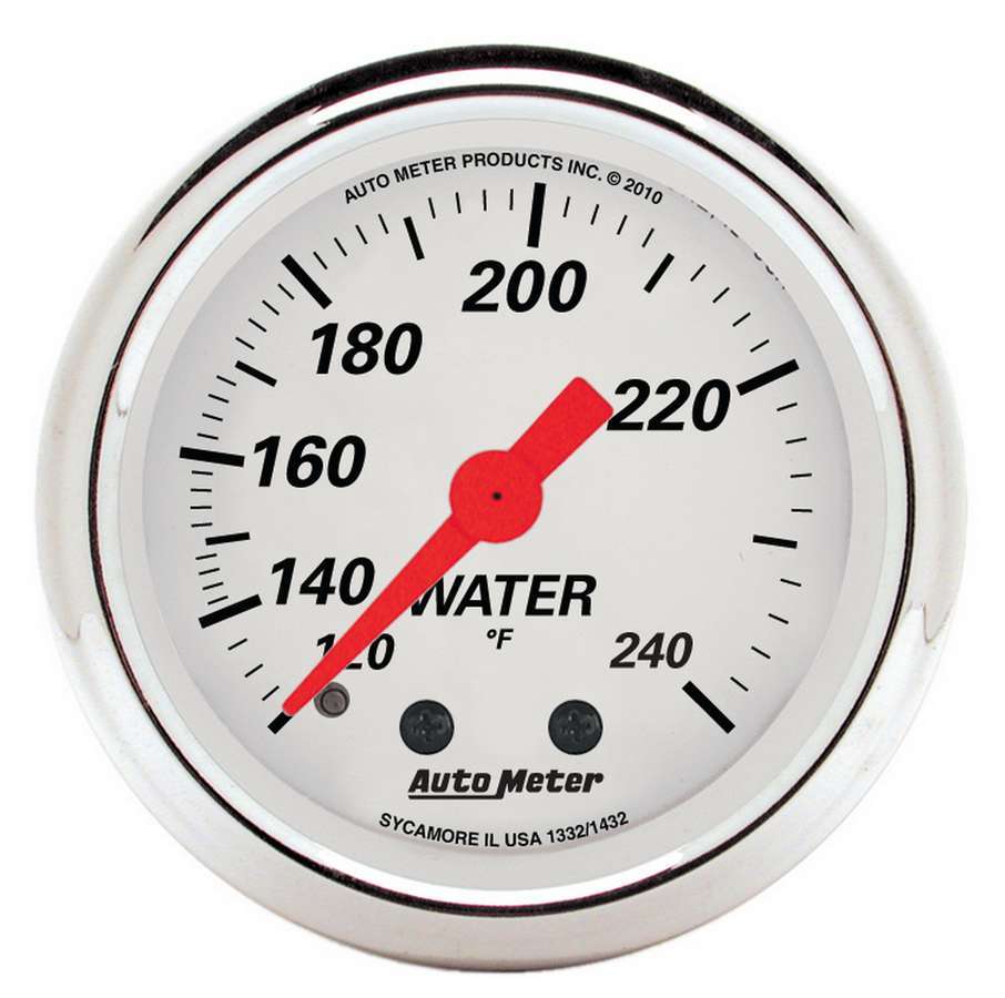 Autometer ATM1332 2-1/16 A/W Water Temp Gauge 120-240 Degrees