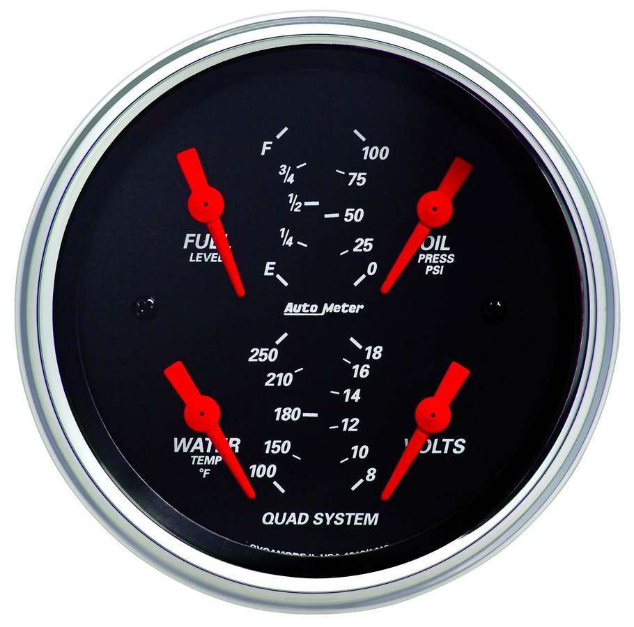 Autometer ATM1412 3-3/8in Quad Gauge