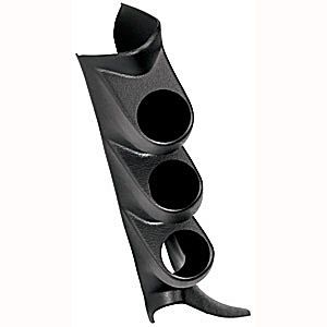 AutoMeter 17105 Autometer 99-06 GMC Sierra/Dmax (w/o speaker) Triple Pillar - Black