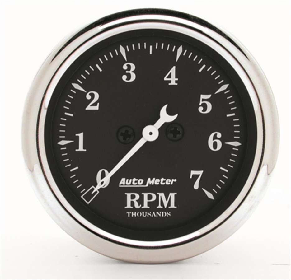Autometer ATM1797 Gauge Tachometer 2 1/16i n 7k RPM In-Dash Black B