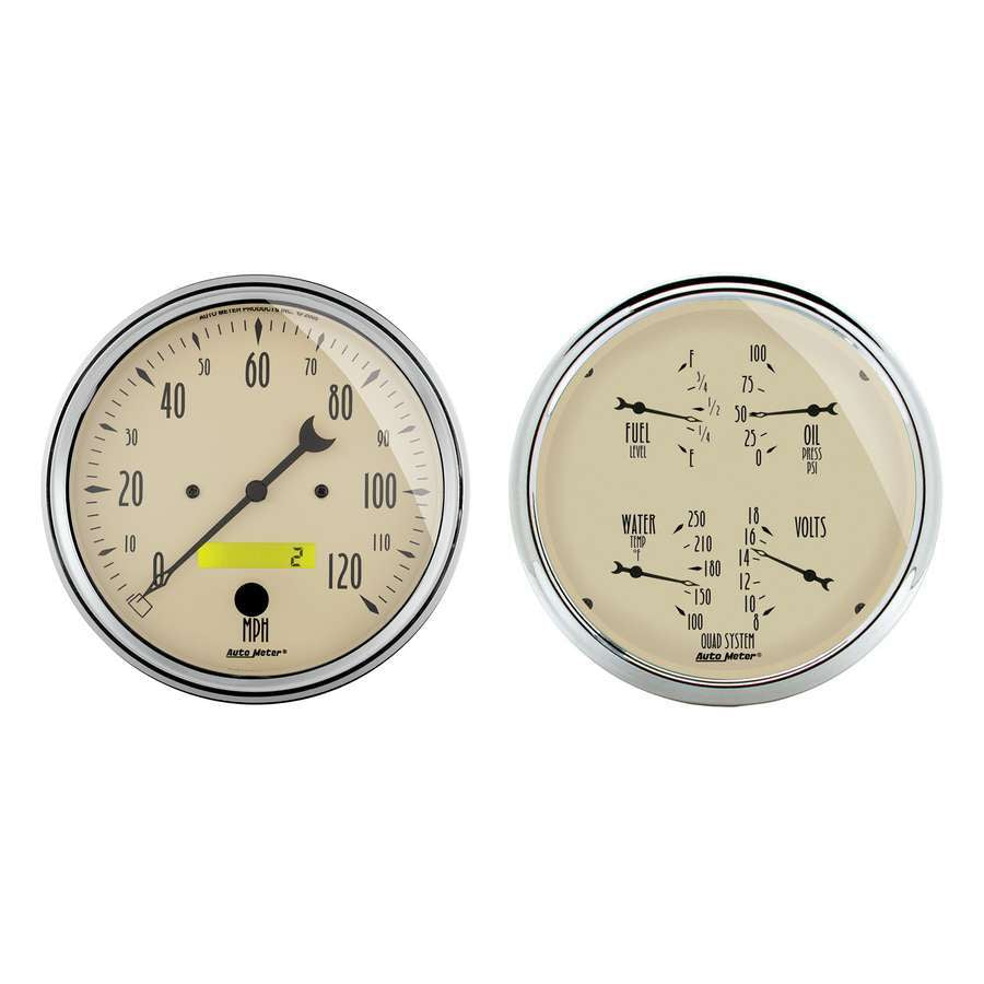 Autometer ATM1803 5in A/B Quad Gauge/Speedo Kit