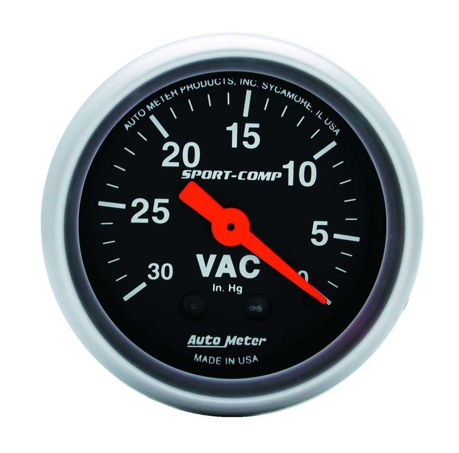 Autometer ATM3384 Mini-Sport Comp Vacuum 3