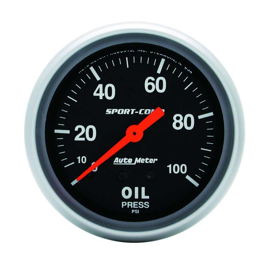 Autometer ATM3421 0-100 Oil Pressure Gauge