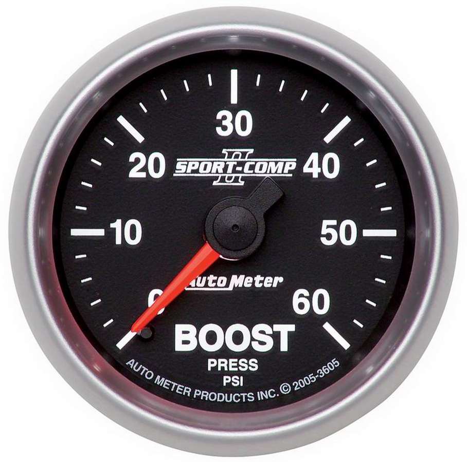 Autometer ATM3605 2-1/16in S/C II Boost Gauge 0-60psi