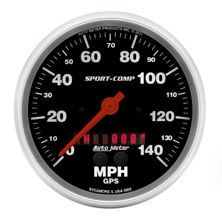 Autometer ATM3983 5in S/C GPS Speedo w/Rally-Nav Display