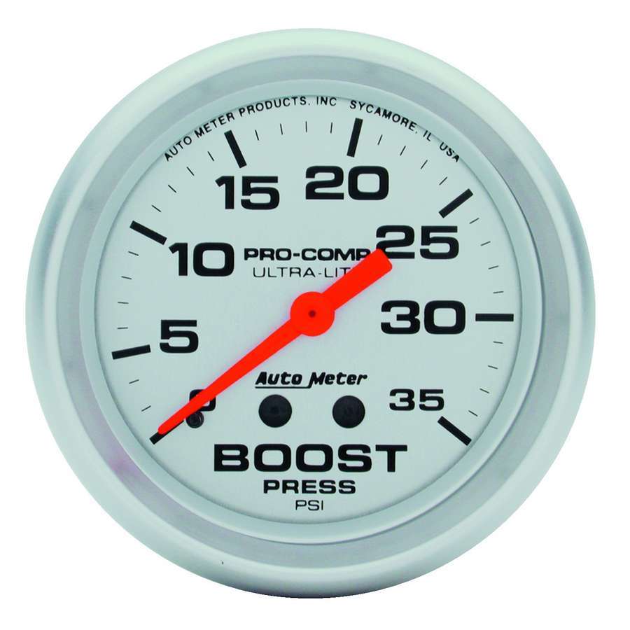 Autometer ATM4404 2-5/8in Ultra-Lite 0-35 Boost Gauge