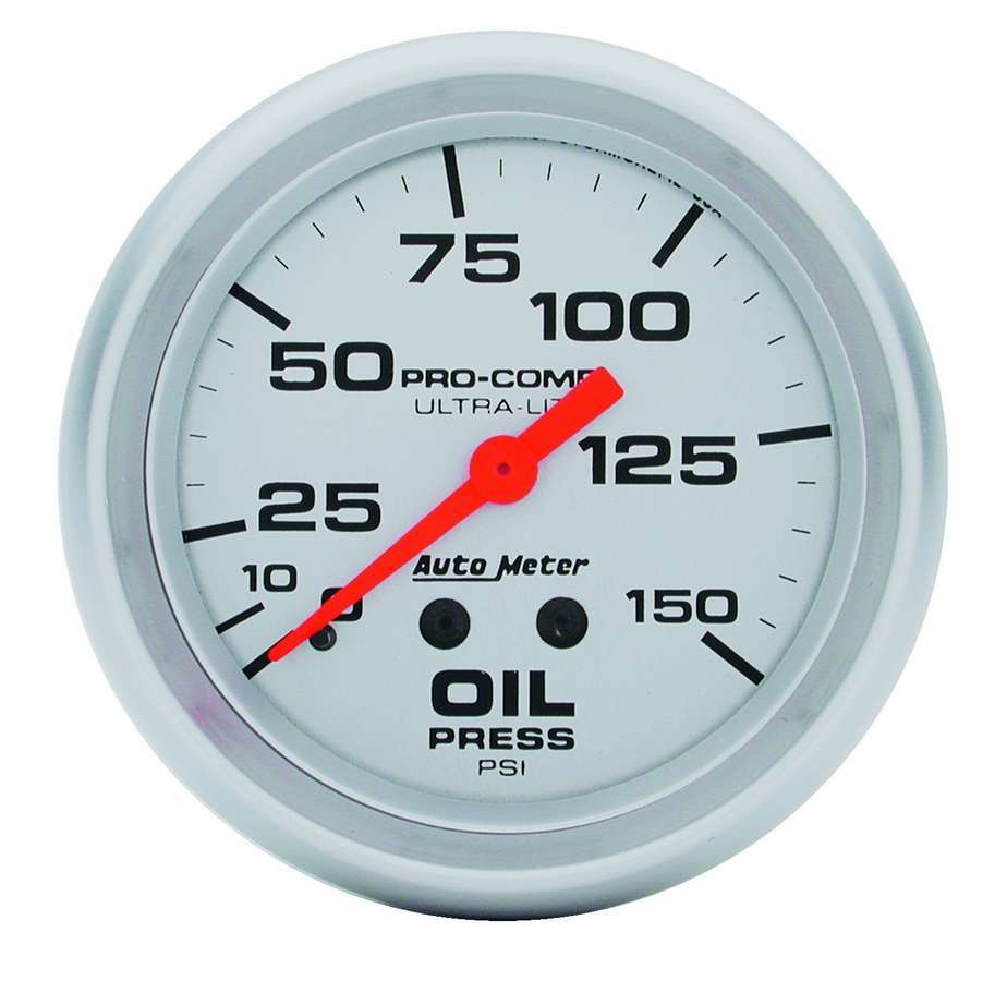 Autometer ATM4423 Ultra Lite 2 5/8in Oil 0-150 PSI Mech.