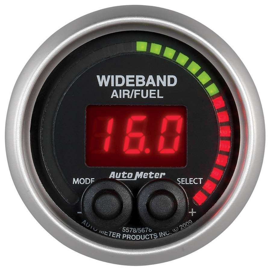 Autometer ATM5678 2-1/16 E/S Wideband Air/ Fuel Ratio Gauge
