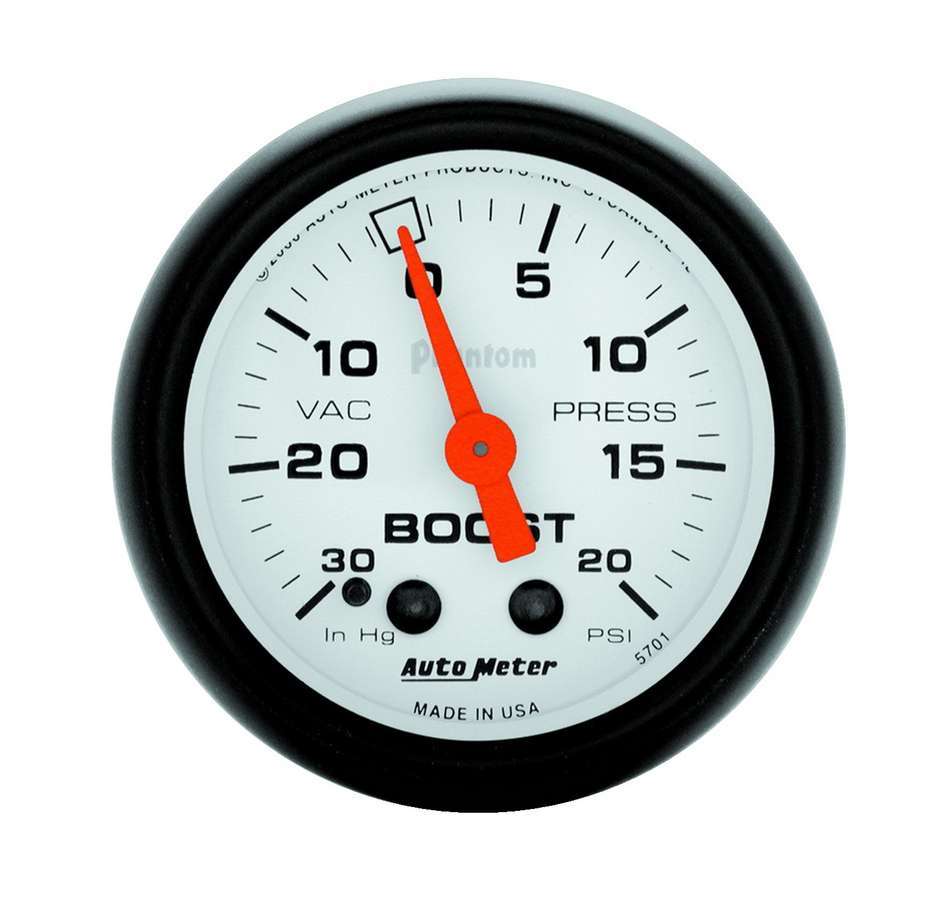 Autometer ATM5701 2-1/16in Phantom Boost / Vacuum Gauge
