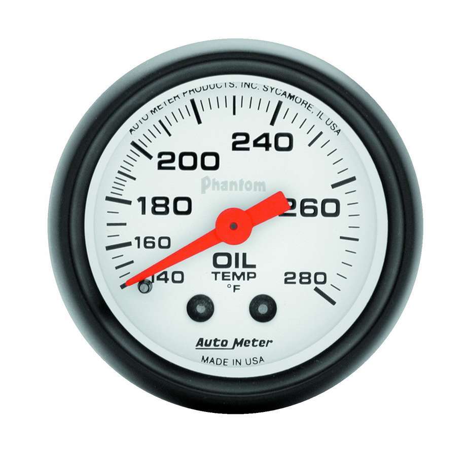 Autometer ATM5741 Phantom 2 1/16in Oil Temp. 140-280 Mech.
