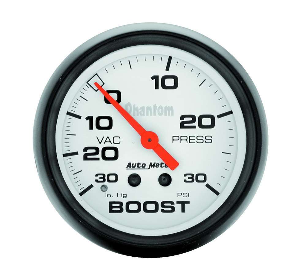 Autometer ATM5803 2-5/8in Phantom Boost Gauge 30psi