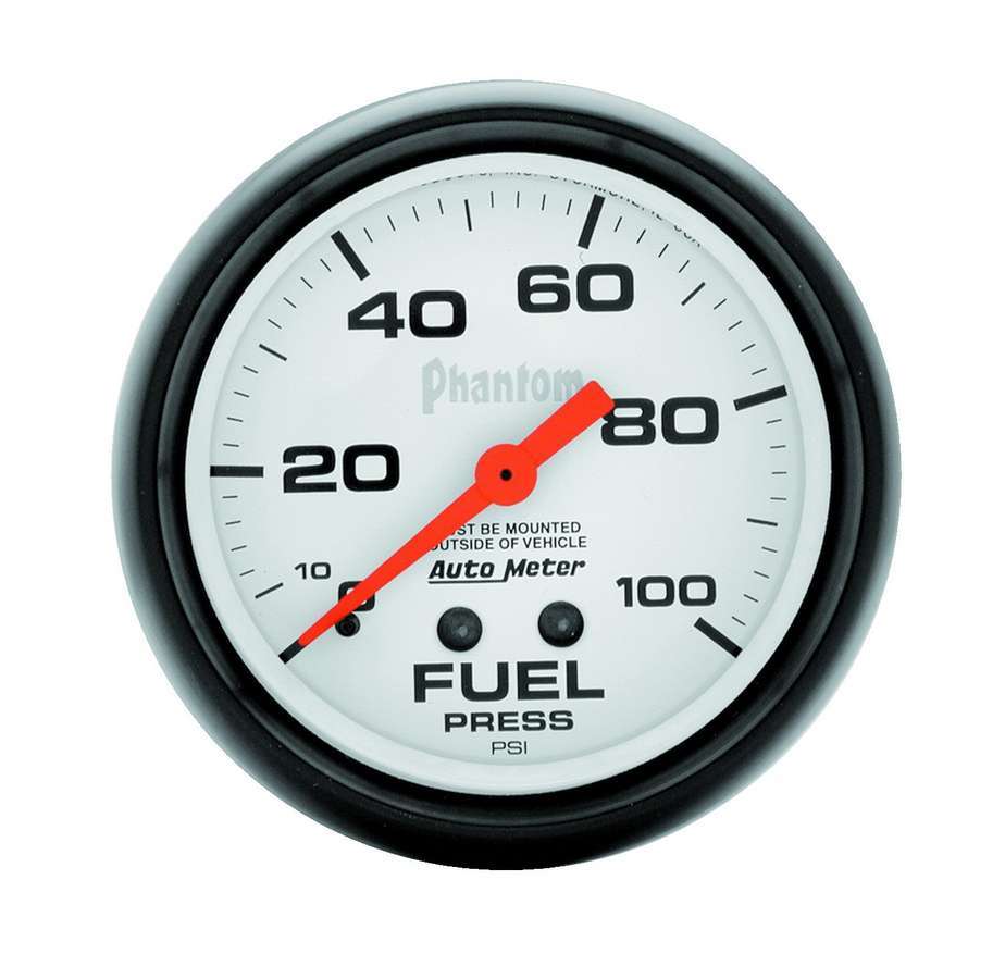 Autometer ATM5812 2-5/8in Phantom Fuel Press. Gauge 0-100psi