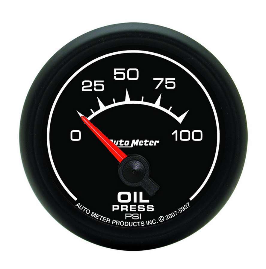 Autometer ATM5927 2-1/16 ES Oil Pressure Gauge - 0-100psi