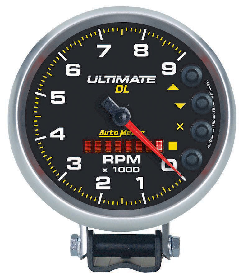 Autometer ATM6896 5in Ultimate DL Tach 9000 RPM Black