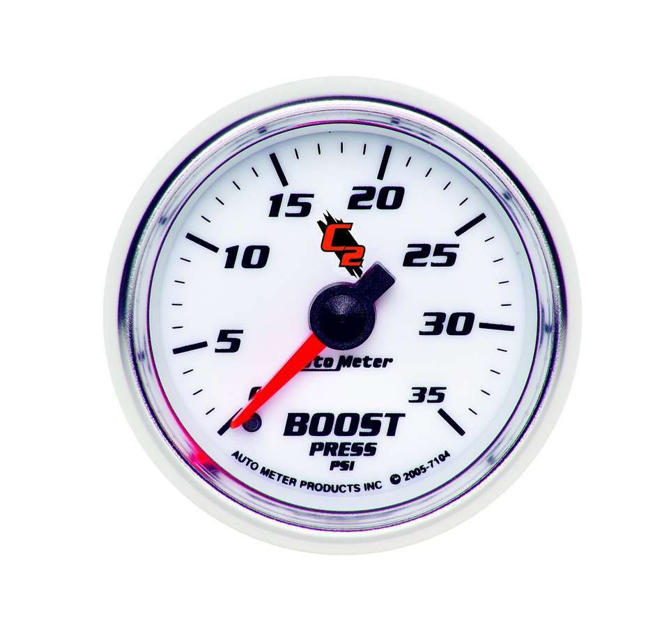 Autometer ATM7104 2-1/16in C2/S Boost Gauge 0-35 psi