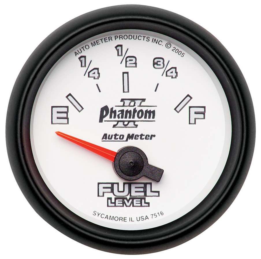 Autometer ATM7516 2-1/16in P/S II Fuel Level Gauge 240-33ohms