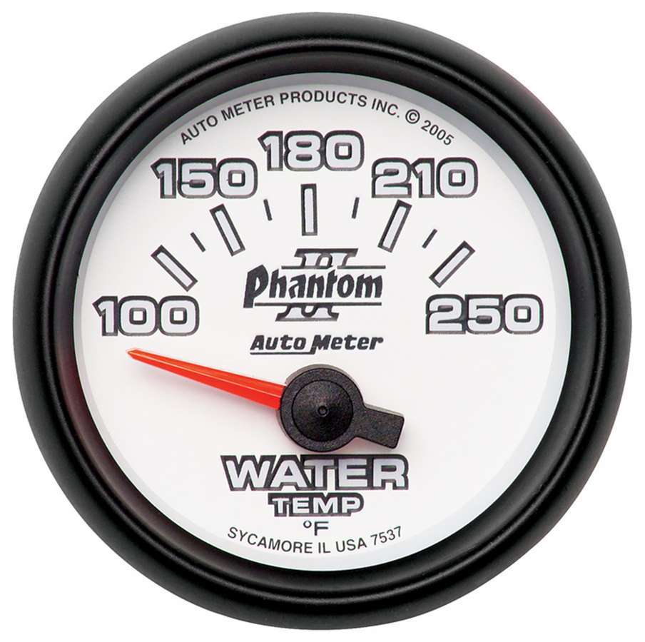 Autometer ATM7537 2-1/16in P/S II Water Temp. Gauge 100-250
