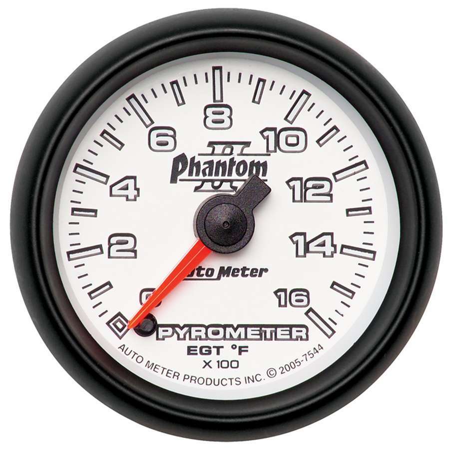 Autometer ATM7544 2-1/16in P/S II Pyrometer Kit 0-1600