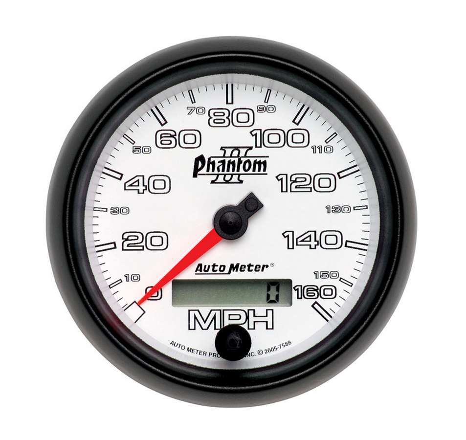 Autometer ATM7588 3-3/8in P/S II Speedo - Programmable