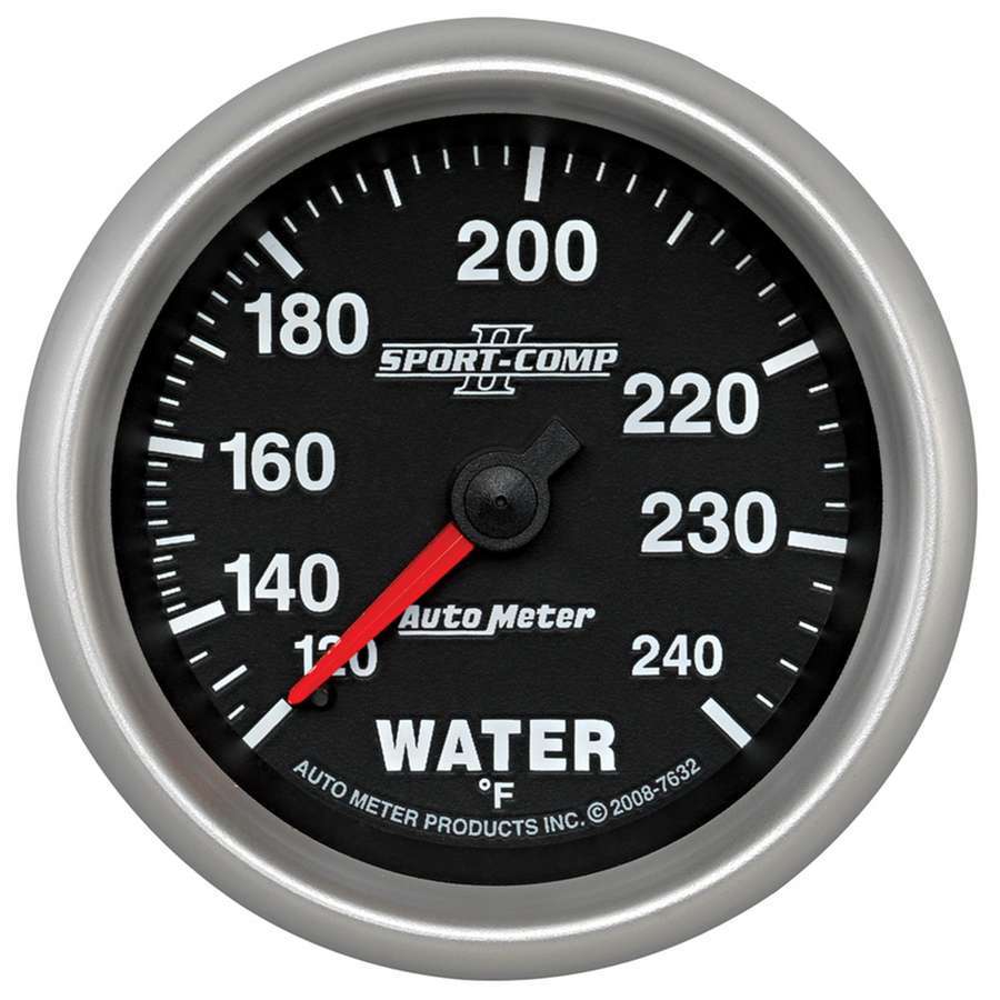 Autometer ATM7632 2-5/8 SC II Water Temp Gauge 120-240 Degrees