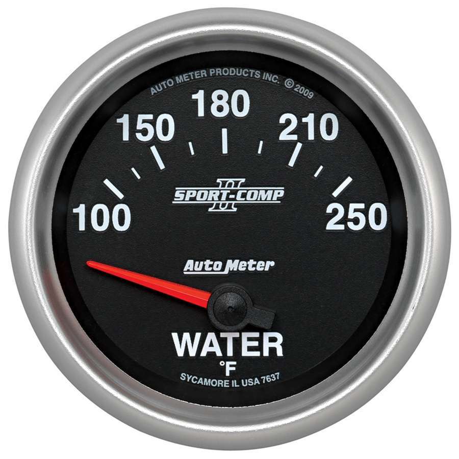 Autometer ATM7637 S/C II Water Temp Gauge 2-5/8 100-250F Electric