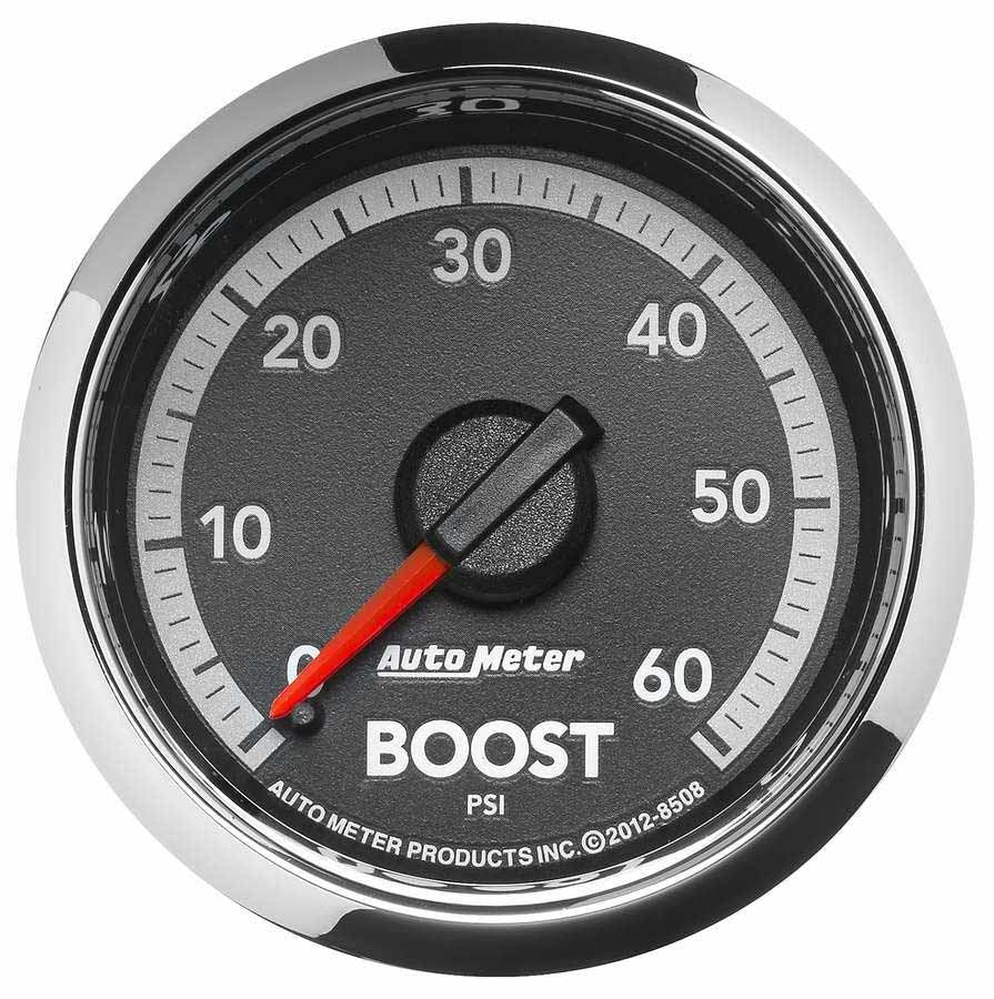 Autometer ATM8508 2-1/16 Boost Gauge 0-60 PSI Dodge Diesel