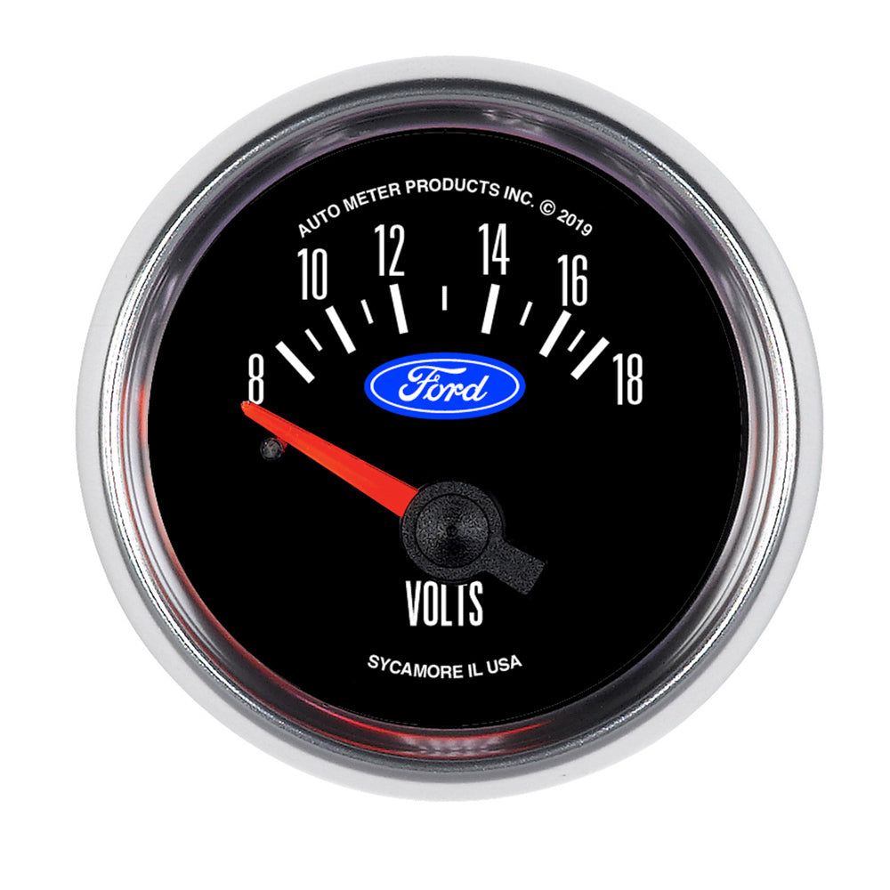 Autometer ATM880823 2-1/16 Voltmeter Gauge 18-Volt