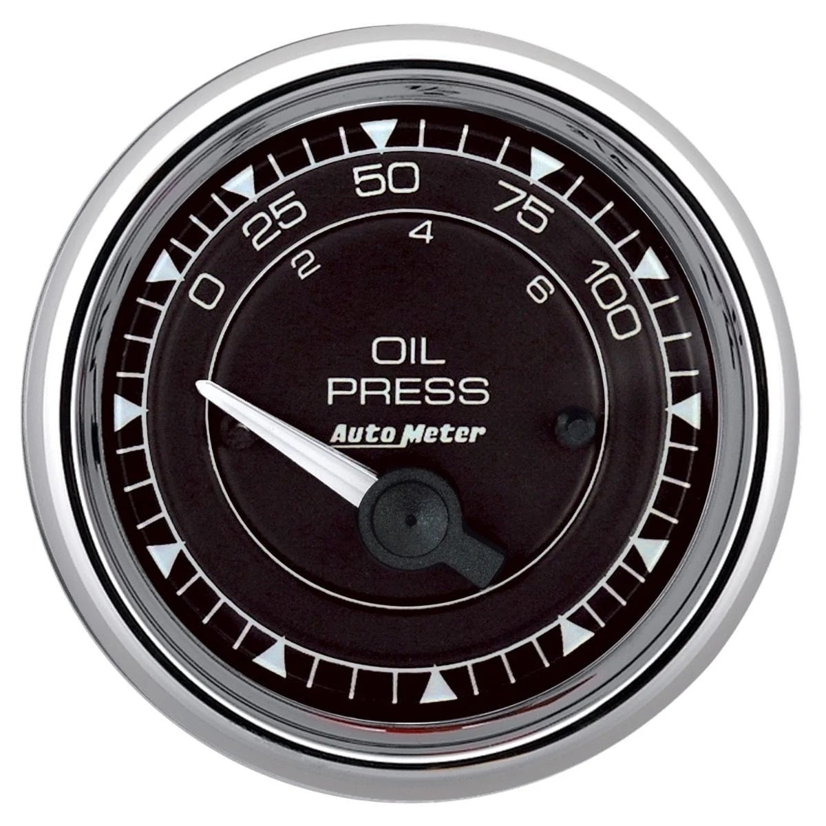 Autometer ATM9727 2/16 Chrono Chrome Gaug Pressure 0-100PSI