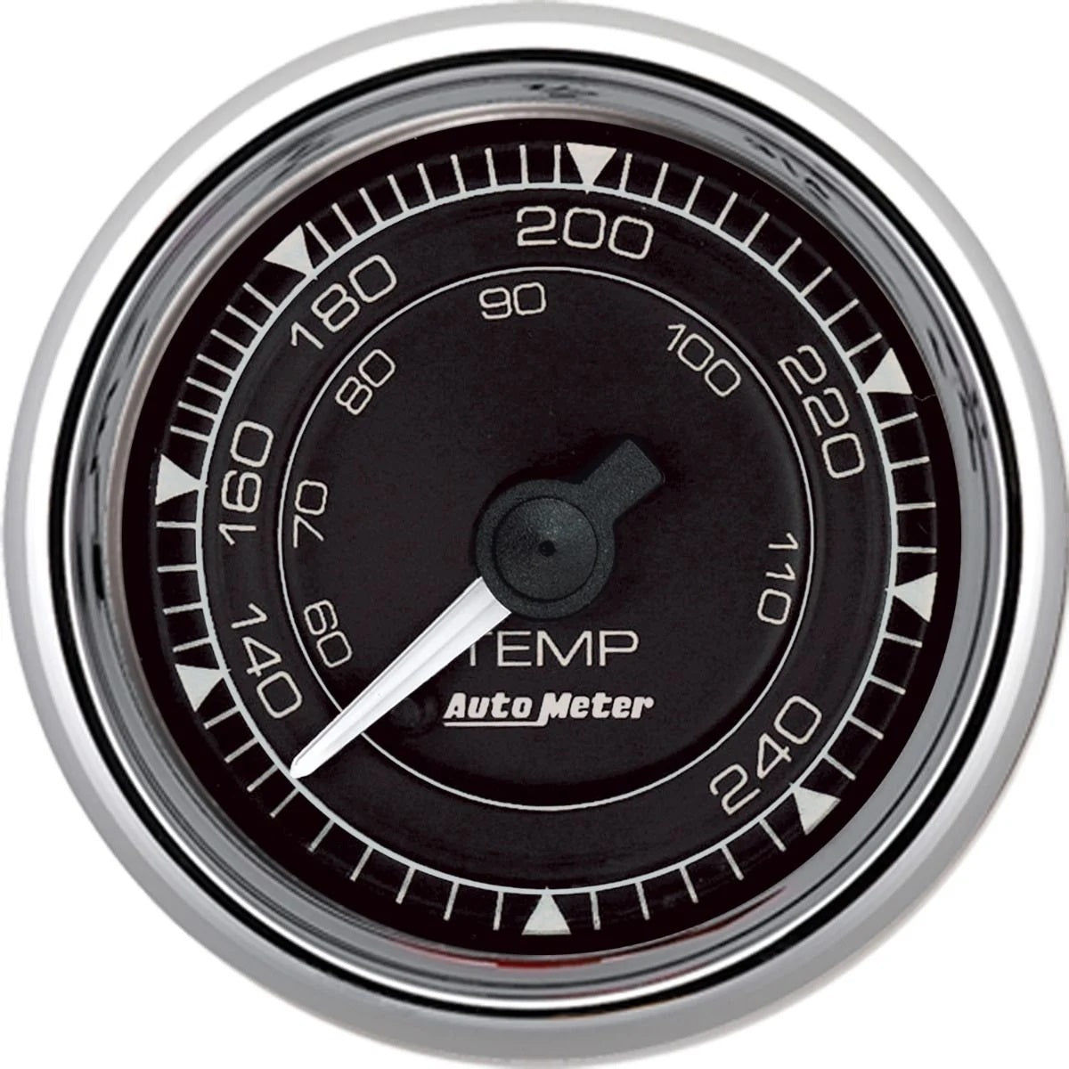 Autometer ATM9732 2/16 Chrono Chrome Gauge Temp 120-240 Degree