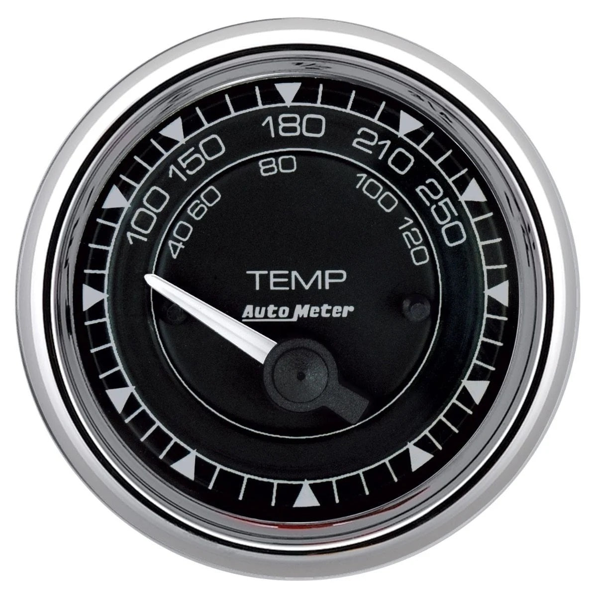 Autometer ATM9737 2/16 Chrono Chrome Gauge Temp 100-250 Degree