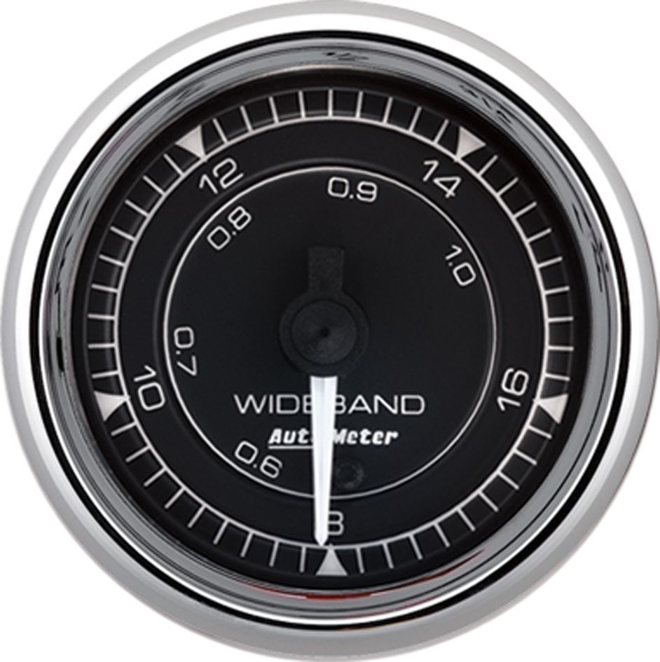 Autometer ATM9770 2/16 Chrono Chrome Gauge Air/Fuel Ratio Wideband