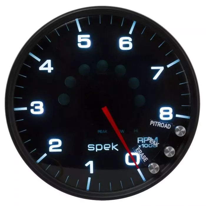Autometer ATMP23852 5in Tachometer 8000 RPM w/Shift Light Black Dial
