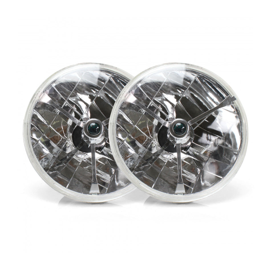Auto-loc AULAUTLENB1AS Tri-Bar Headlights Pair w/Replaceable Color Dots