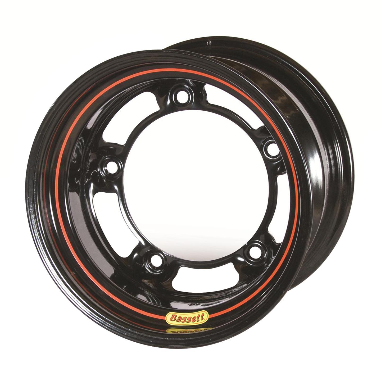 Bassett BAS50SR7 Wheel 15in x 10in W/5 7in BS Black