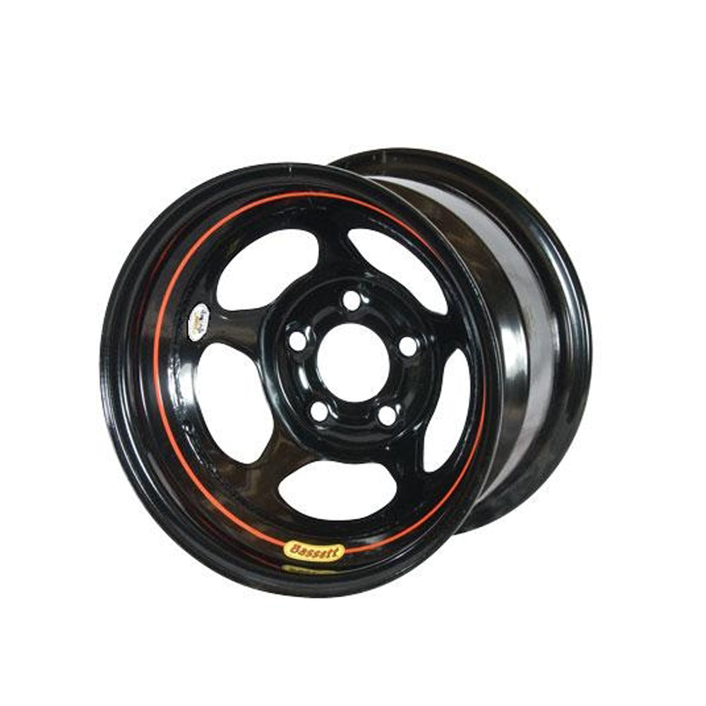 Bassett BAS58A53W Wheel 15x8 5x5 3in Armor Edge Black