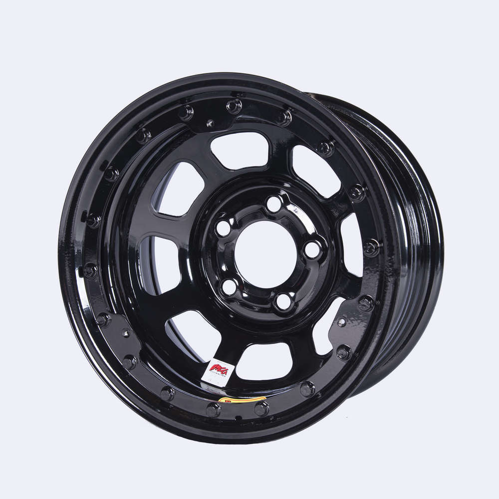 Bassett BAS58DC2ILK 15x8 IMCA B/Lock Wheel Black D-Hole 5x4.75