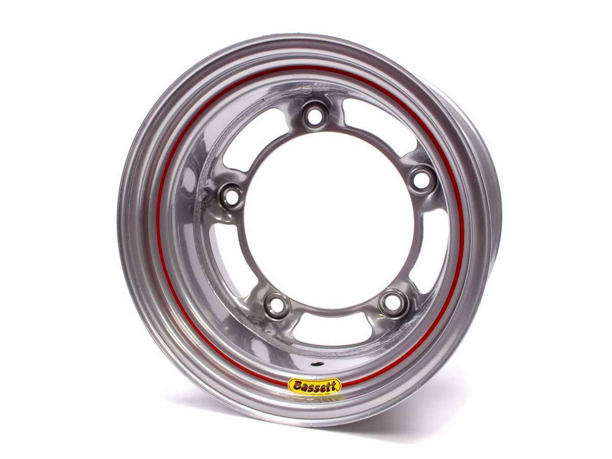 Bassett BAS58SR2S 15x8 W/5 Silver Spun