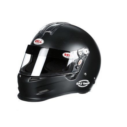Bell Helmets BEL1425012 GP2 Youth Helmet Flat Black 3XS SFI24.1-15