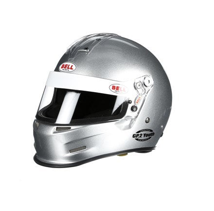 Bell Helmets BEL1425021 GP2 Youth Helmet Silver 4XS SFI24.1-15