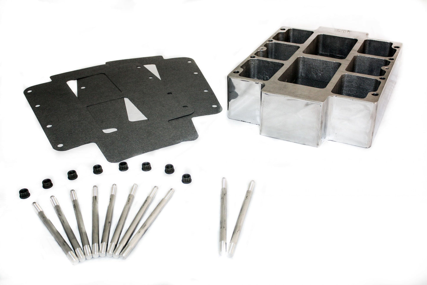 The Blower Shop BLS5024 Blower Manifold Spacer 4in - Polished