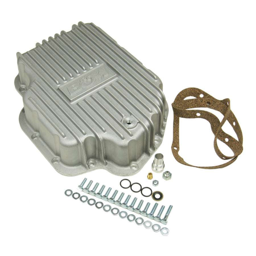 B And M Automotive BMM20280 Cast Alum Tranny Pans
