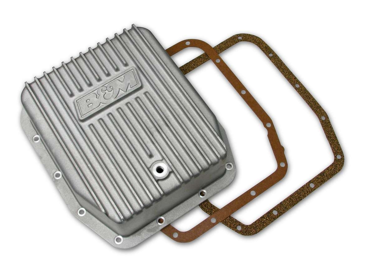 B And M Automotive BMM40291 Cast Alm Trans Pan Ford AODE/4R70W - Deep Style