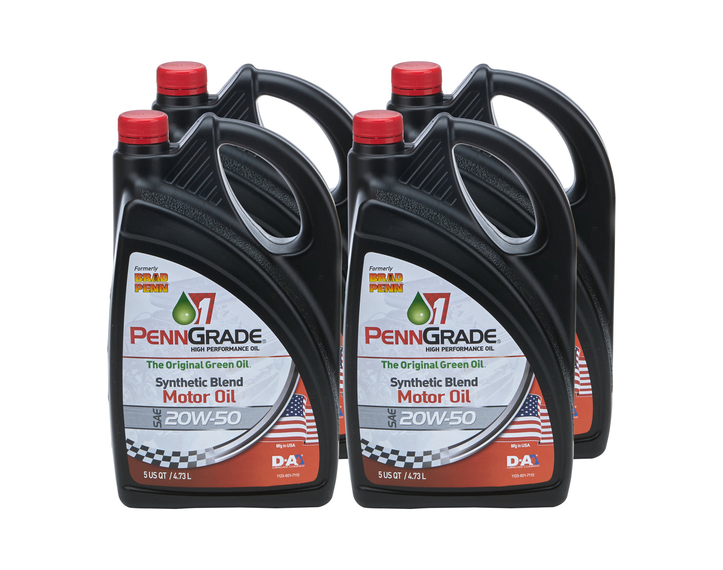Penngrade Motor Oil BPO71190-4 20w50 Racing Oil Case 4 x 5 Quart Bottles