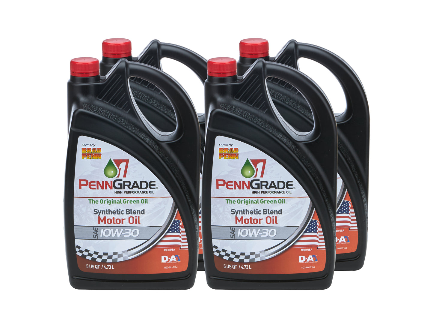 Penngrade Motor Oil BPO71500-4 10w30 Racing Oil Case 4 x 5 Quart Bottles