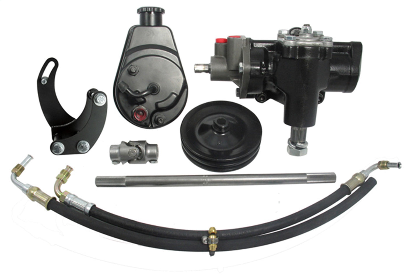 Borgeson BRG999014 Power Steering Conversio n Kit 58-64 Chevy SBC