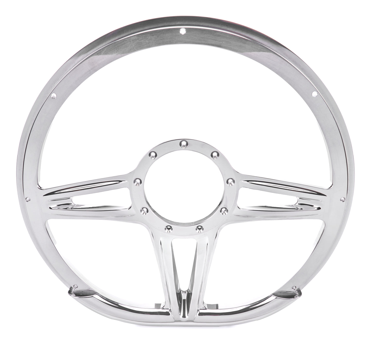 Billet Specialties BSP29441 Steering Wheel 14in D-Shape Victory Polished