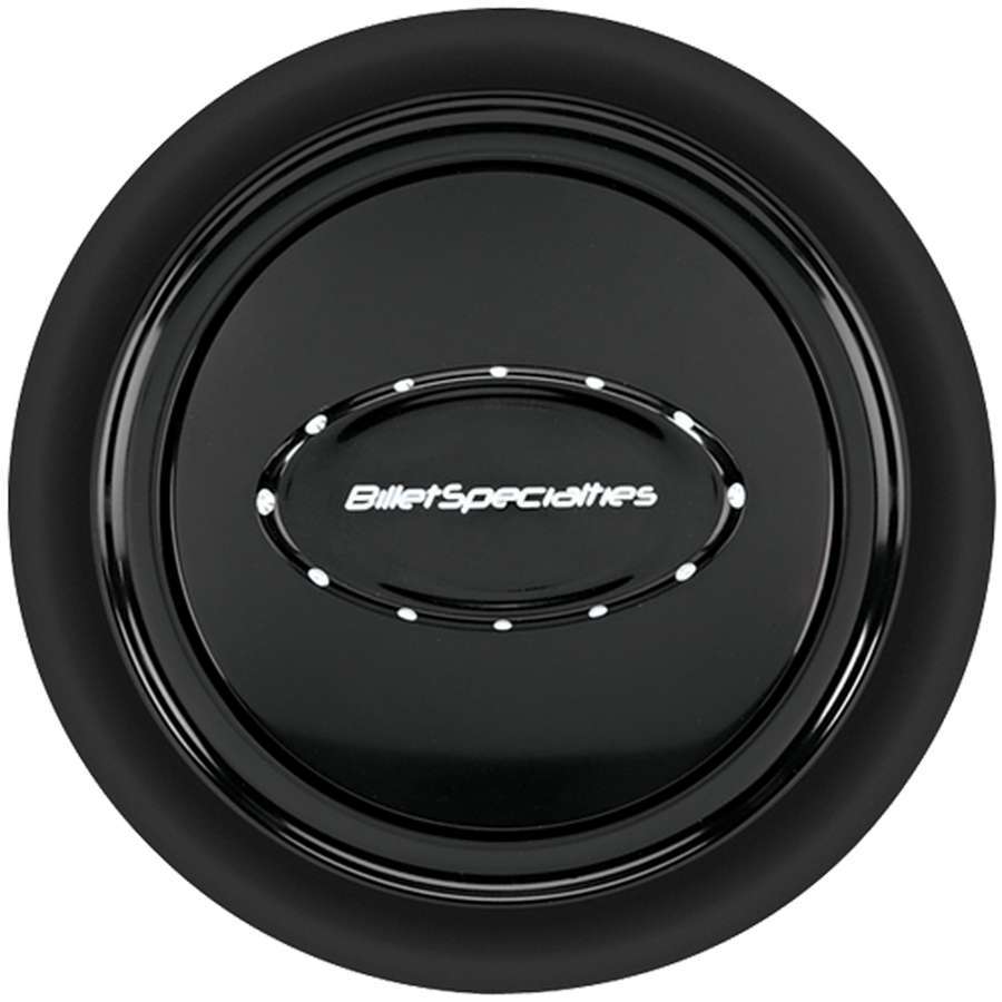 Billet Specialties BSP32729 Horn Button Smooth Black Anodized