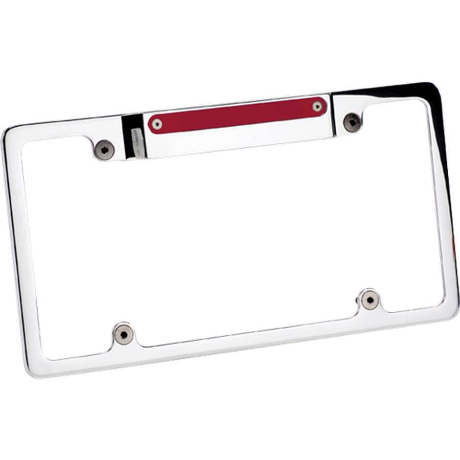 Billet Specialties BSP55520 License Frame w/3rd Brake Light Polished