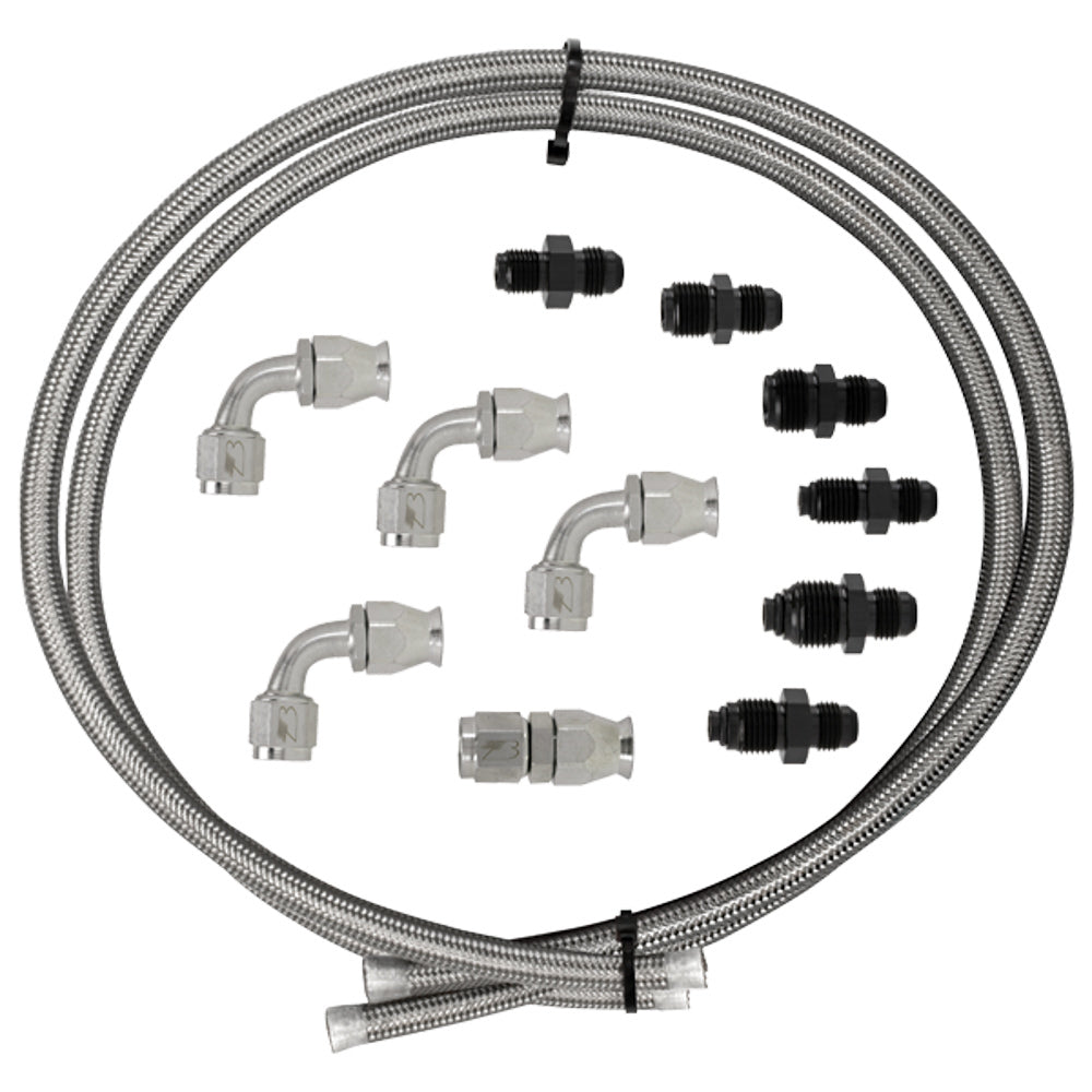 Billet Specialties BSP77905 Hose Kit Power Steering W/Pump Mount Resevoir