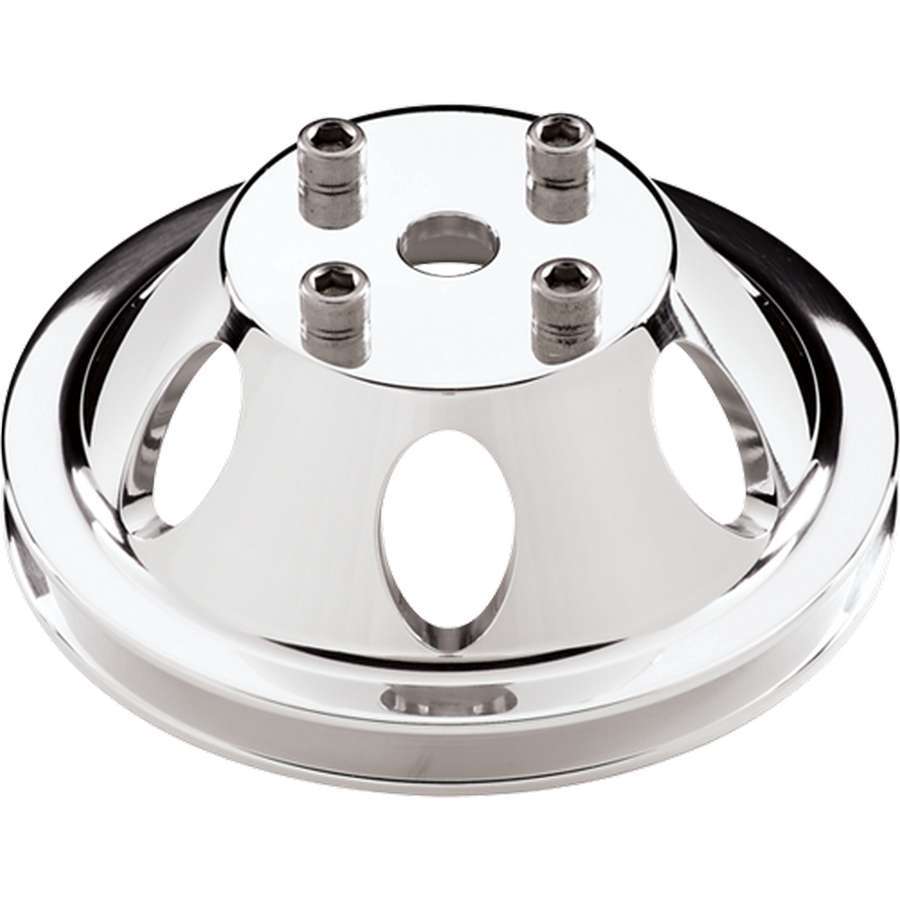 Billet Specialties BSP78110 SBC/BBC 1 GRV WP Pulley For LWP Polished